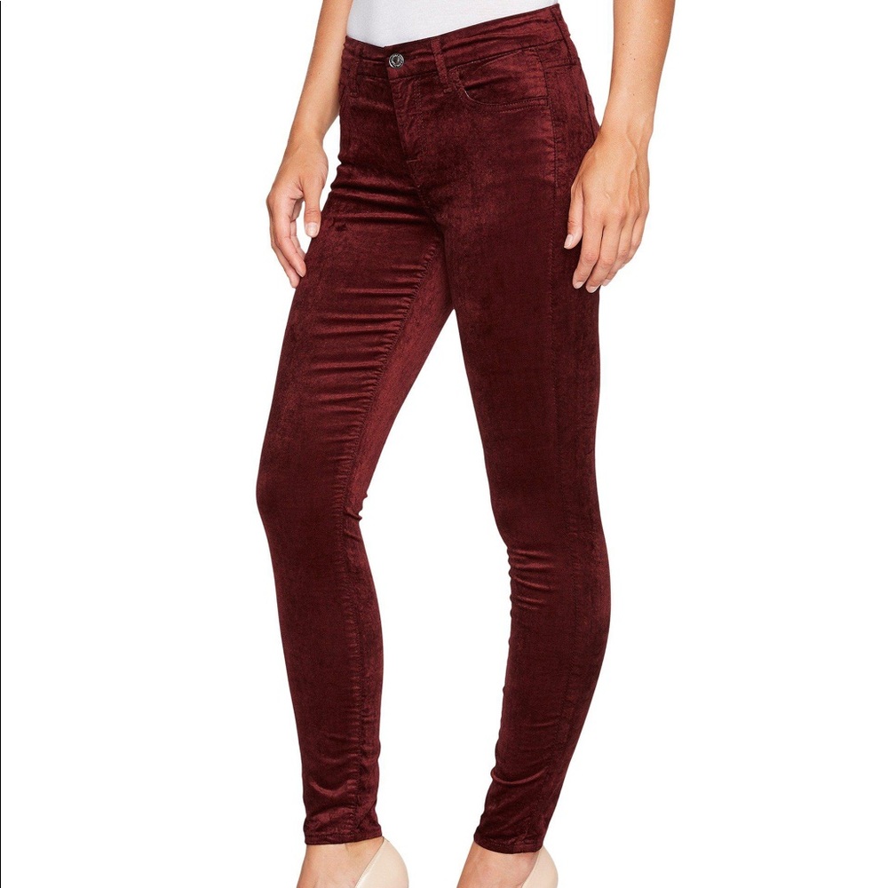 7 For All Mankind - Ankle Skinny Velvet Jeans
